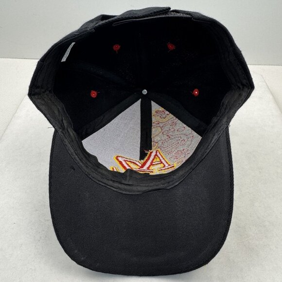 Arizona Themed Black Hat Red Embroidered Adjustable Strap Baseball Cap NEW - Picture 7 of 9